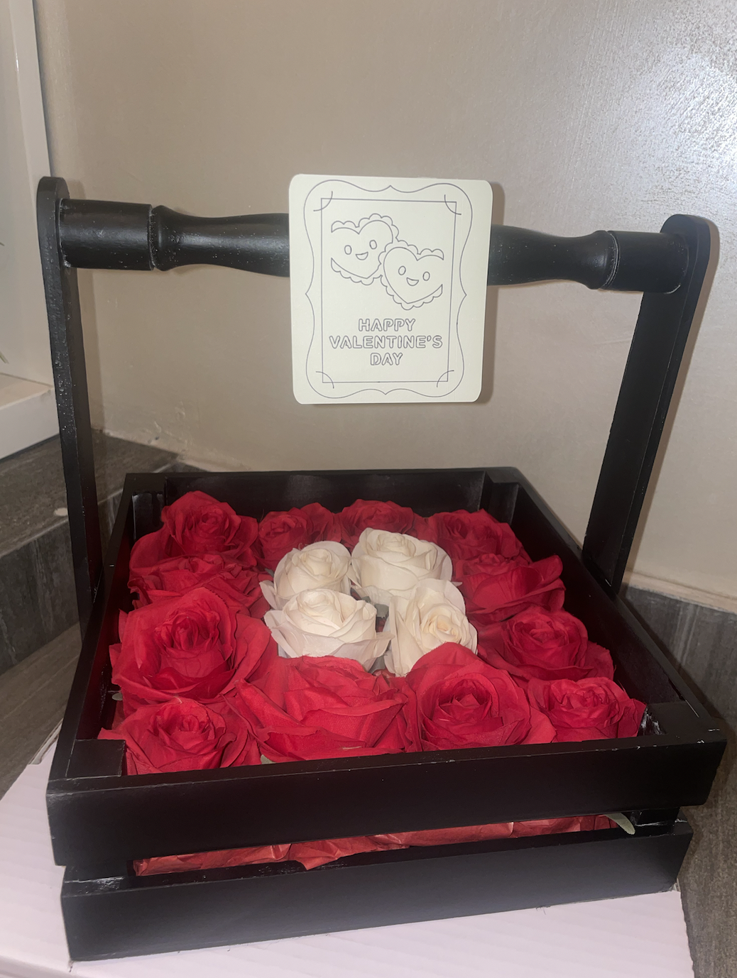 Valentines Rose Baskets